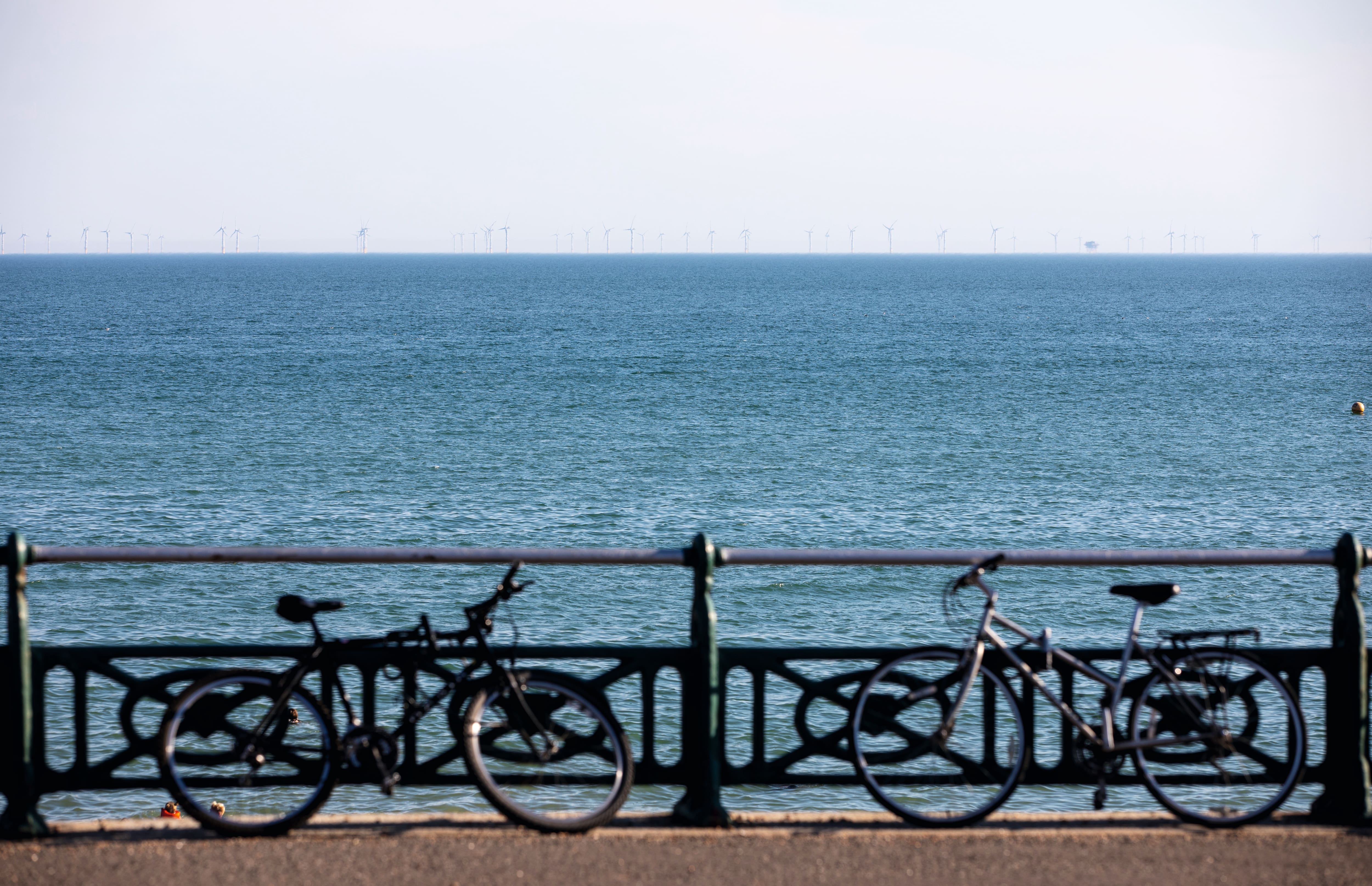 Brighton Seaside with bicycles