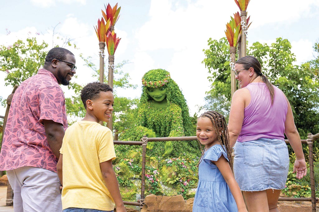 Guests on the trail of Journey of Water, Inspired by Moana.