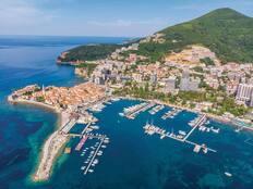 Old town in Budva, Montenegro