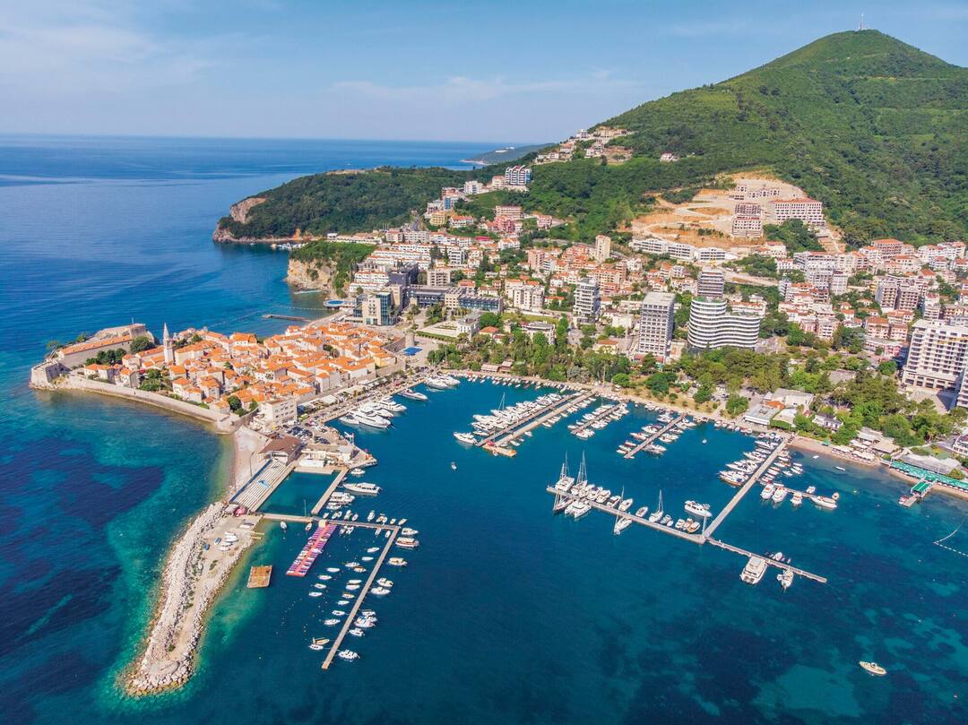 Old town in Budva, Montenegro