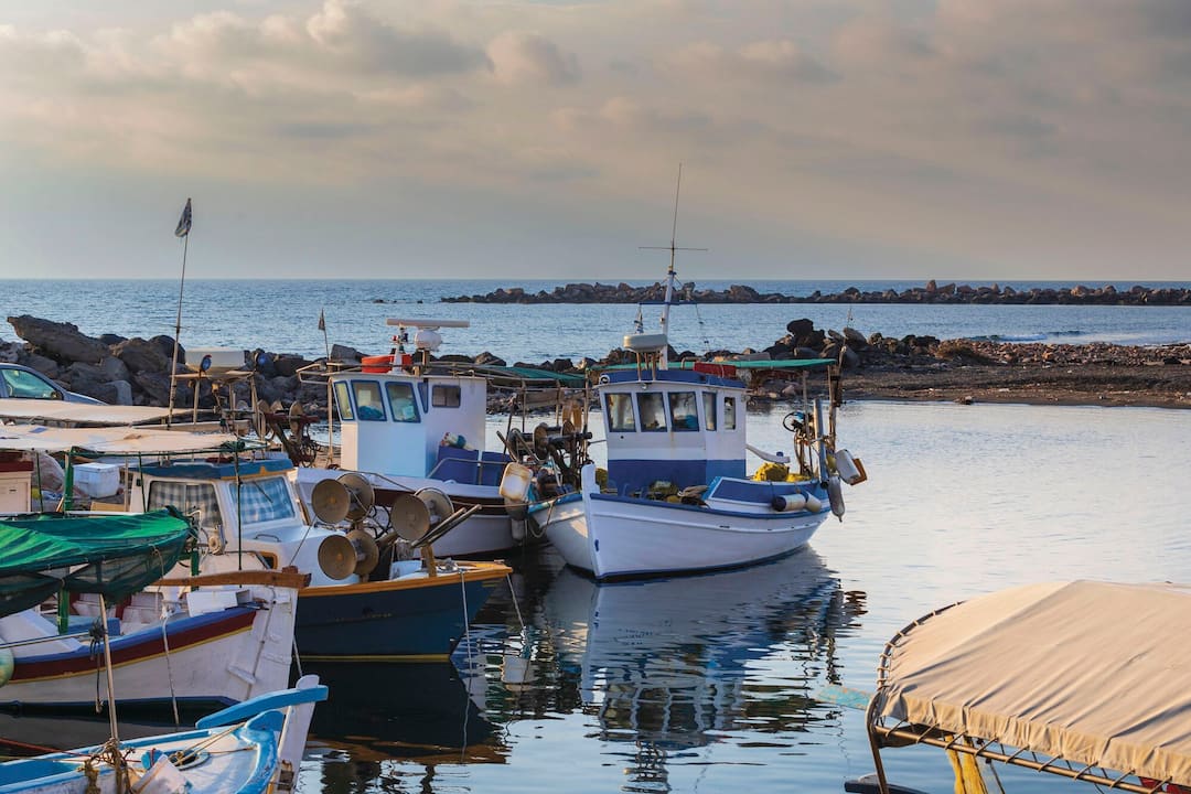 The harbour, Monolithos, Santorini