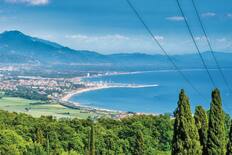 A view of Marina di Carrara's seafront