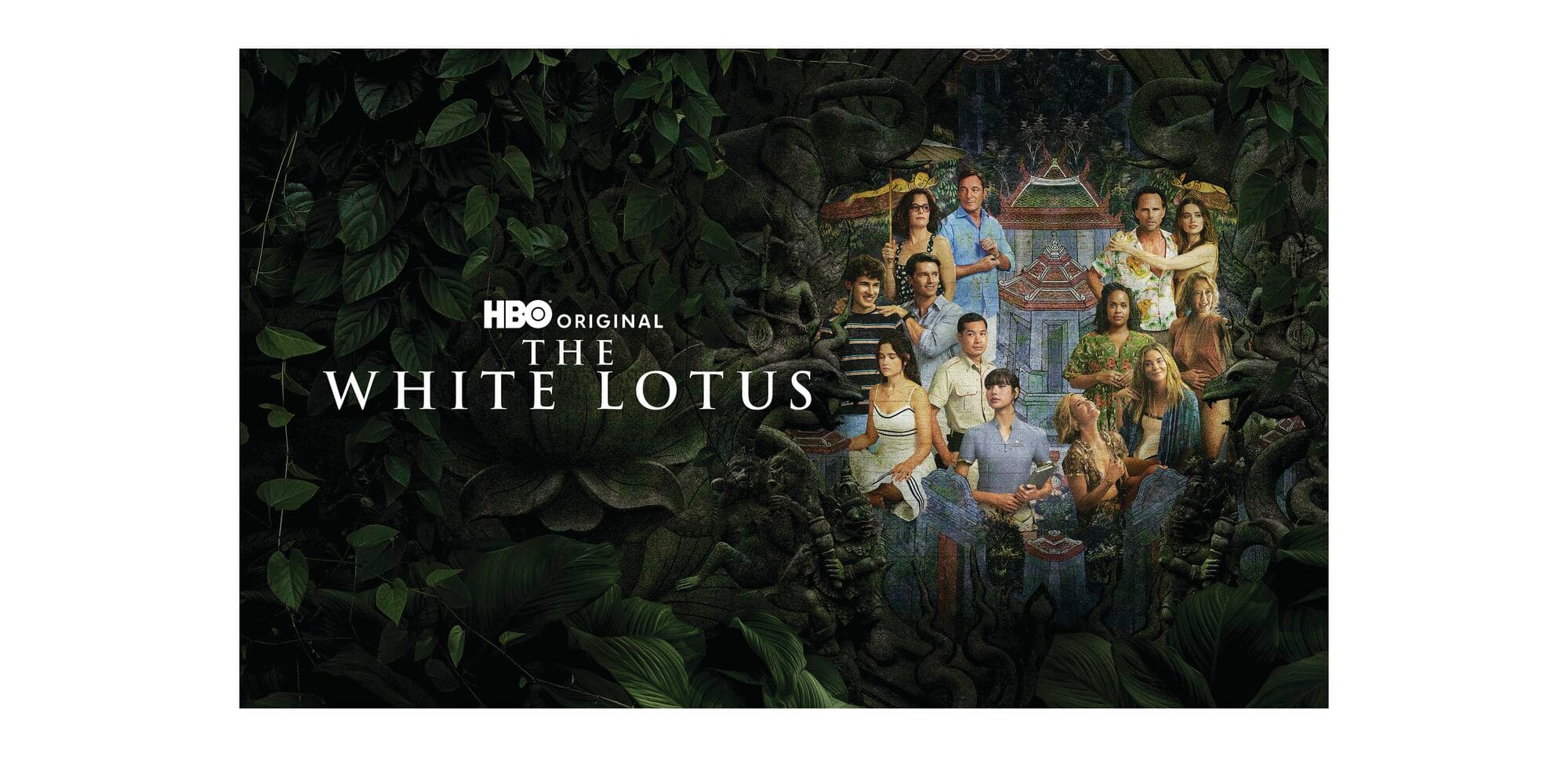 The White Lotus show poster.