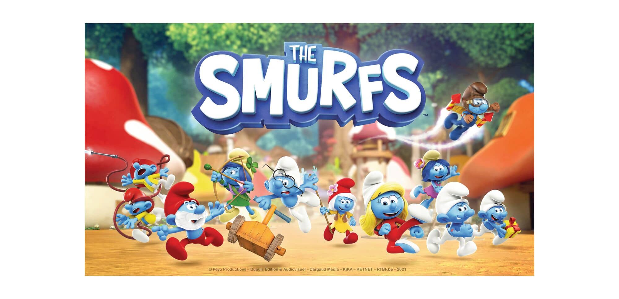 The Smurfs show poster.