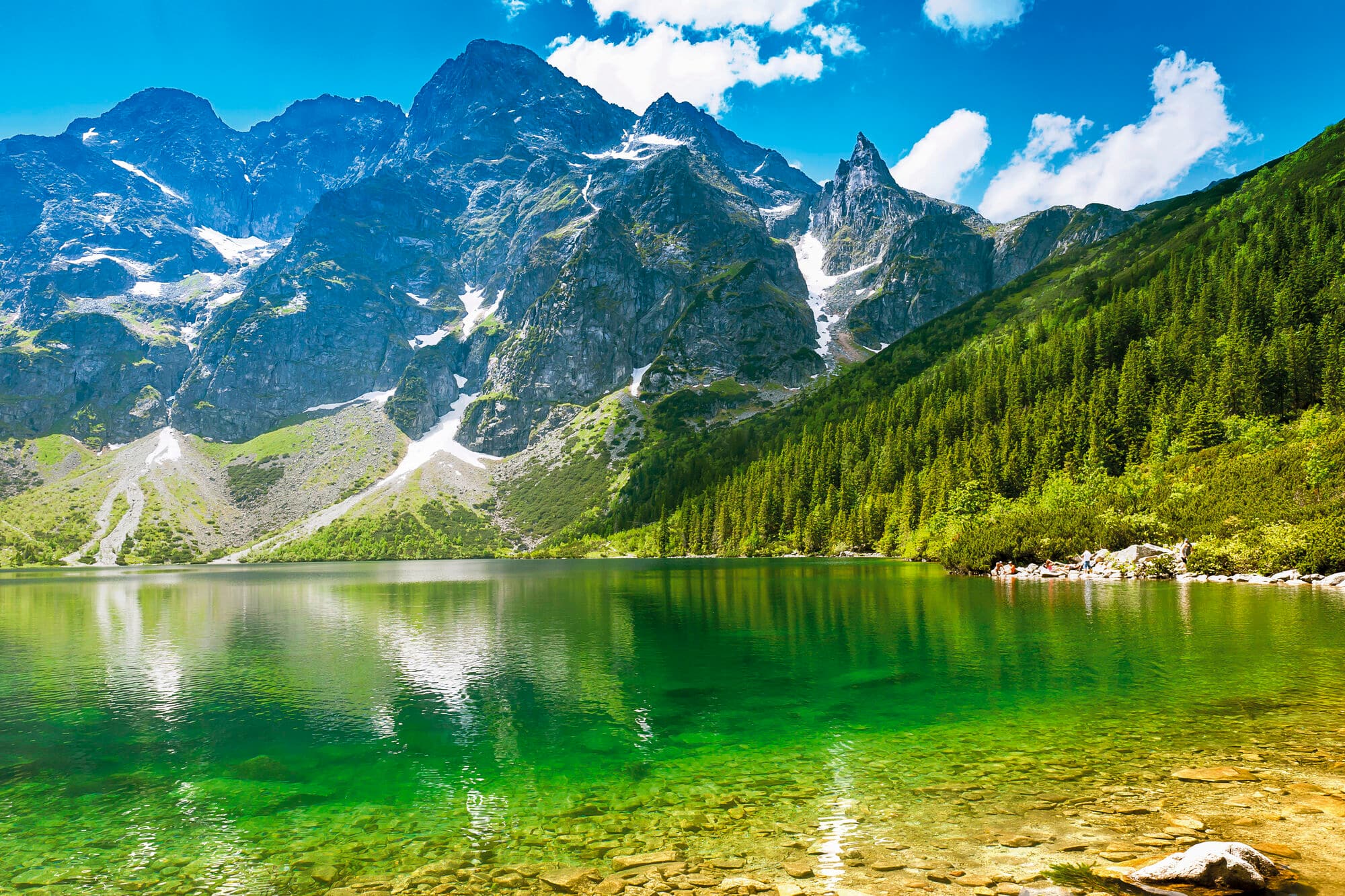 Lake Morskie Oko, Zakopane, Poland