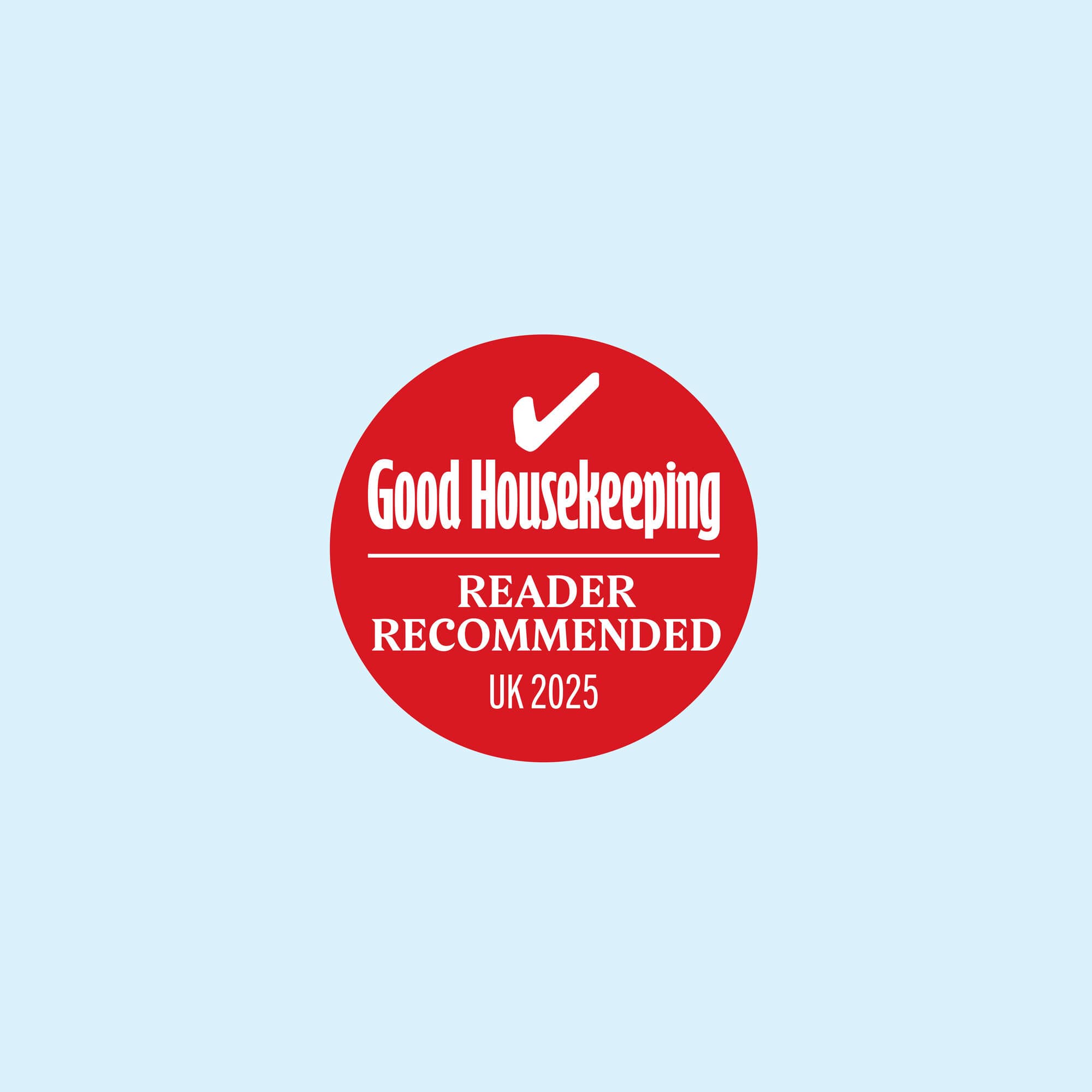 Good Housekeeping Readers Recommended logo.