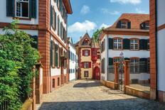 An attractive street in Basel's old town