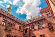 The courtyard at Basel city hall