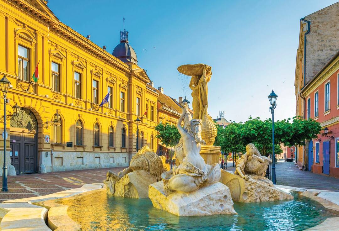 Szechenyi Square, Esztergom, Hungary