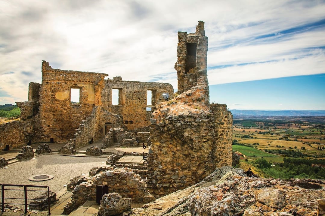 Ancient castle ruins of Figueira de Castelo Rodrigo, Portugal