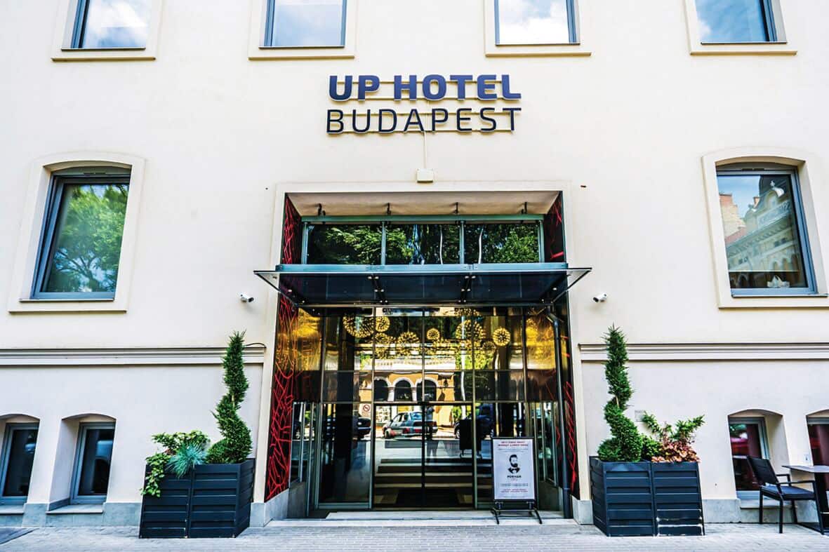 Up Hotel Budapest hotel entrance.