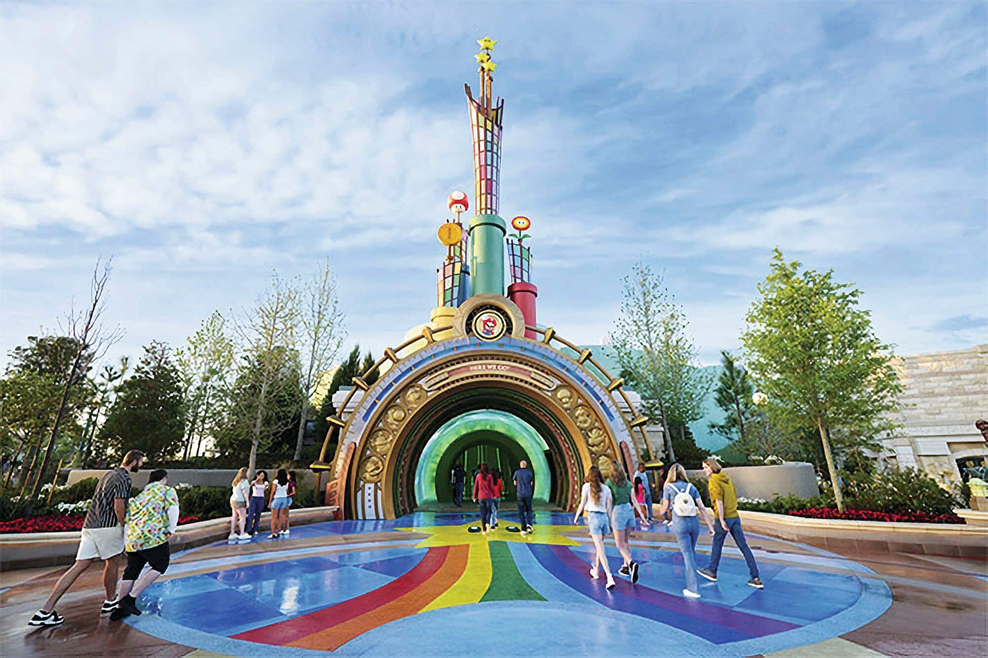 Epic Universe entrance to SUPER NINTENDO WORLD™.