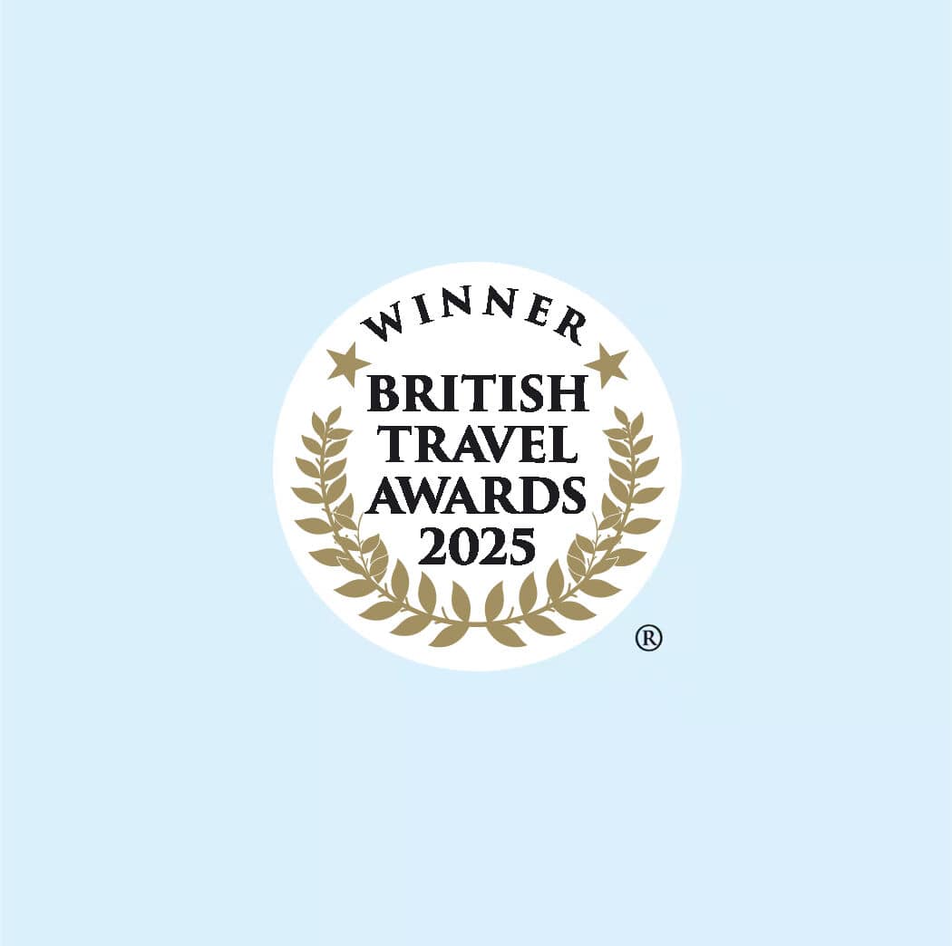 British Travel Awards 2025 logo.