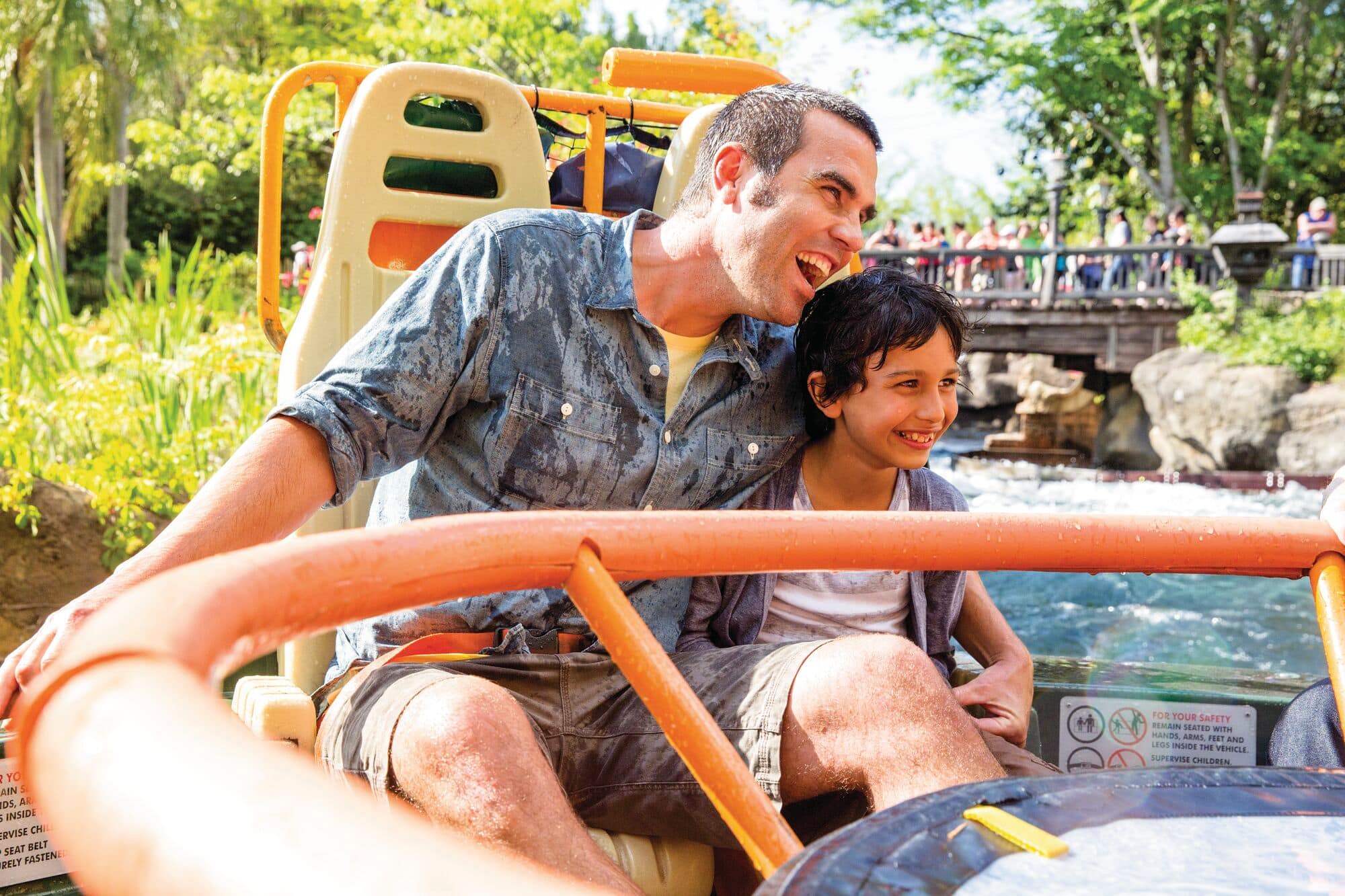 Guests enjoying Kali River Rapids.