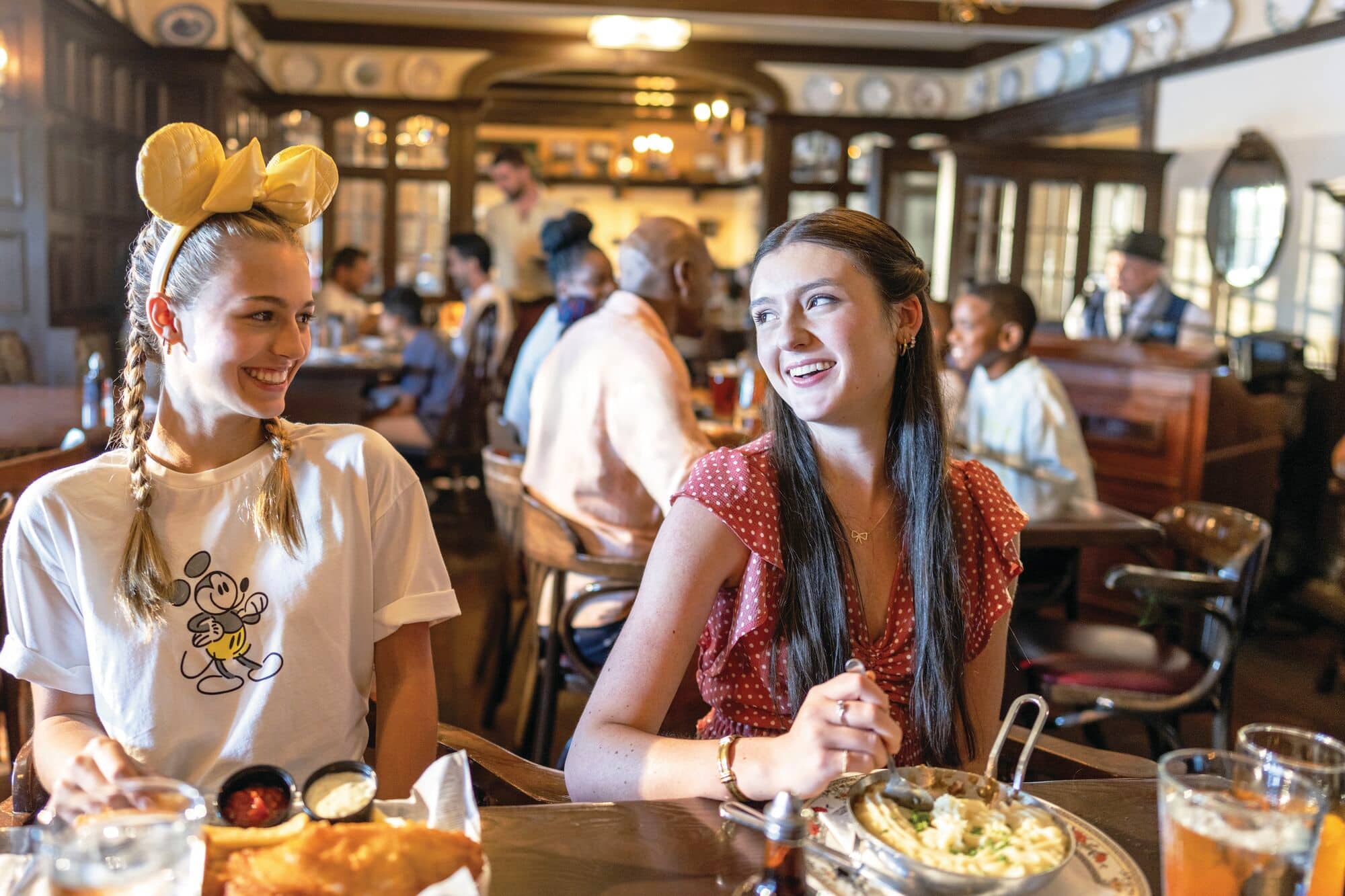 Rose & Crown in the UK Pavilion.