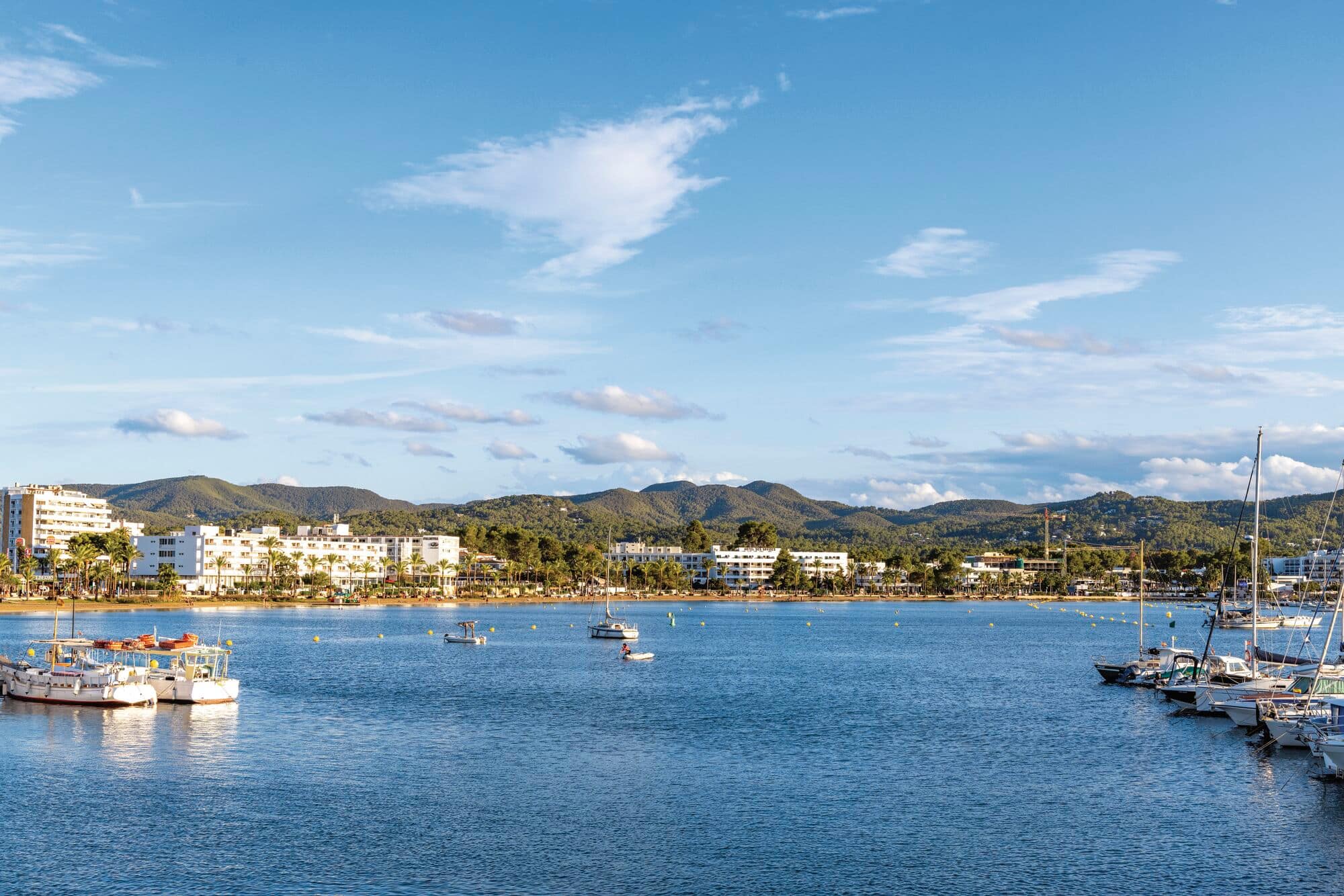 View of Spanish coastline.