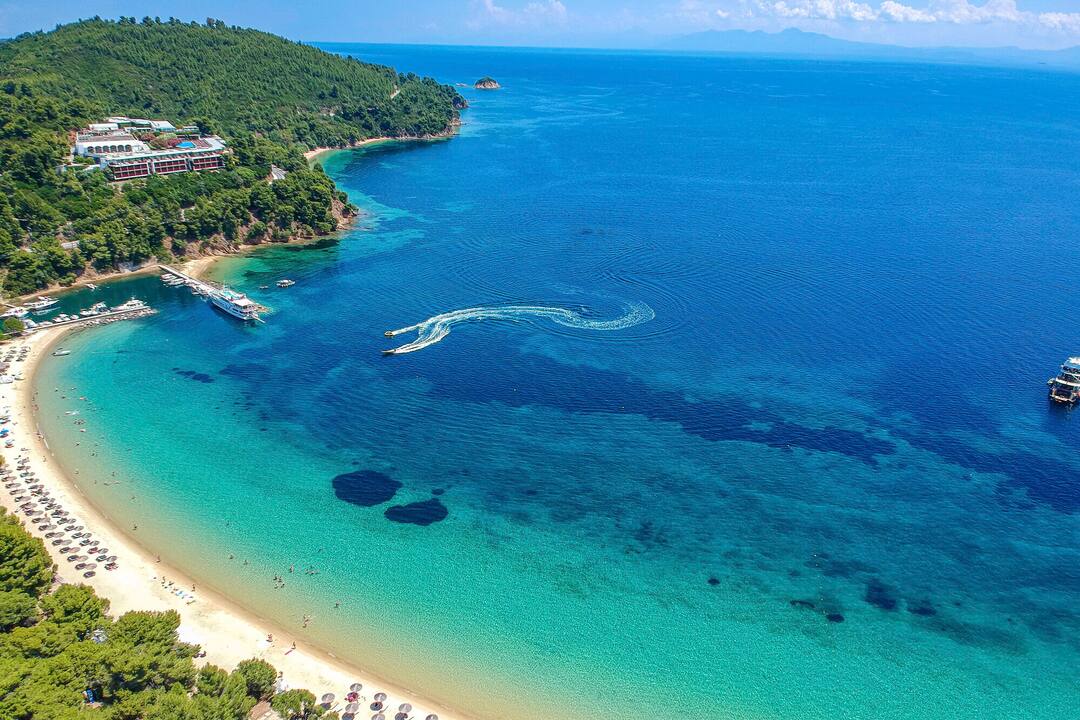 Koukounaries Breach, Skiathos, Greece