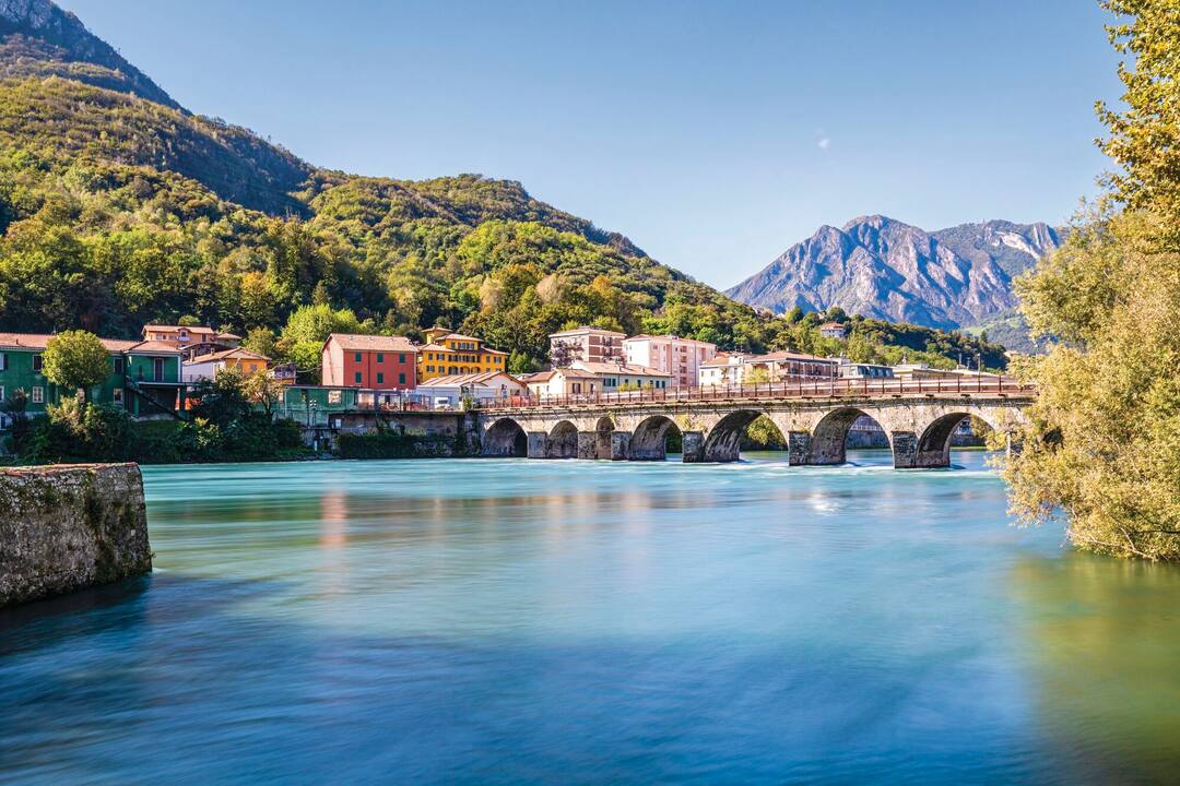 Azzone Visconti Bridge, Lecco, Italy