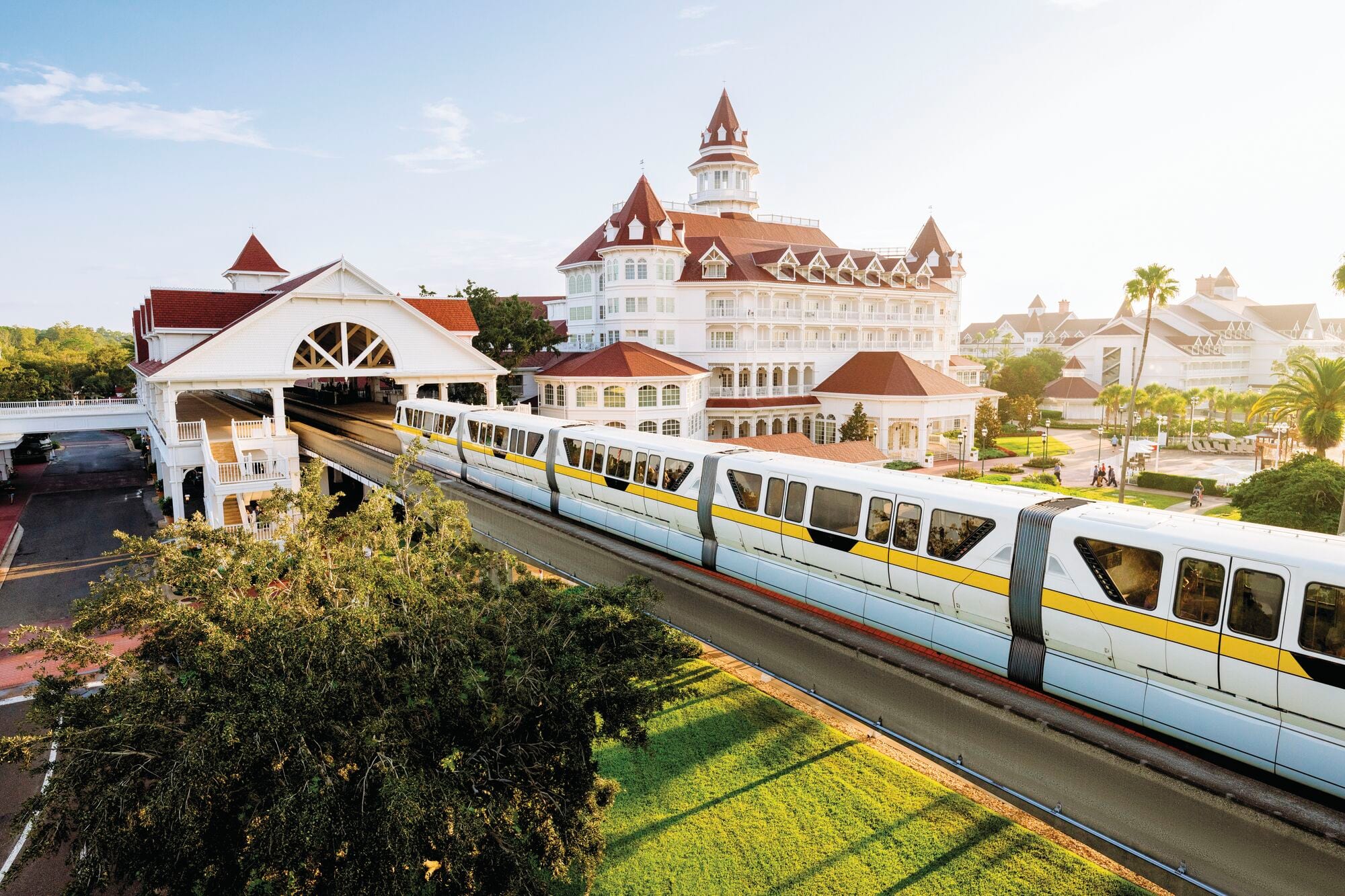 An image of a train station at Disney's Grand Floridian Resort and Spa.
