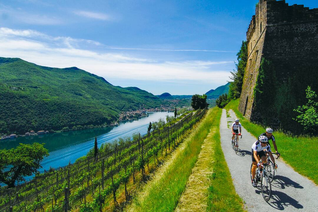 Lake Lugano, Lugano, Switzerland