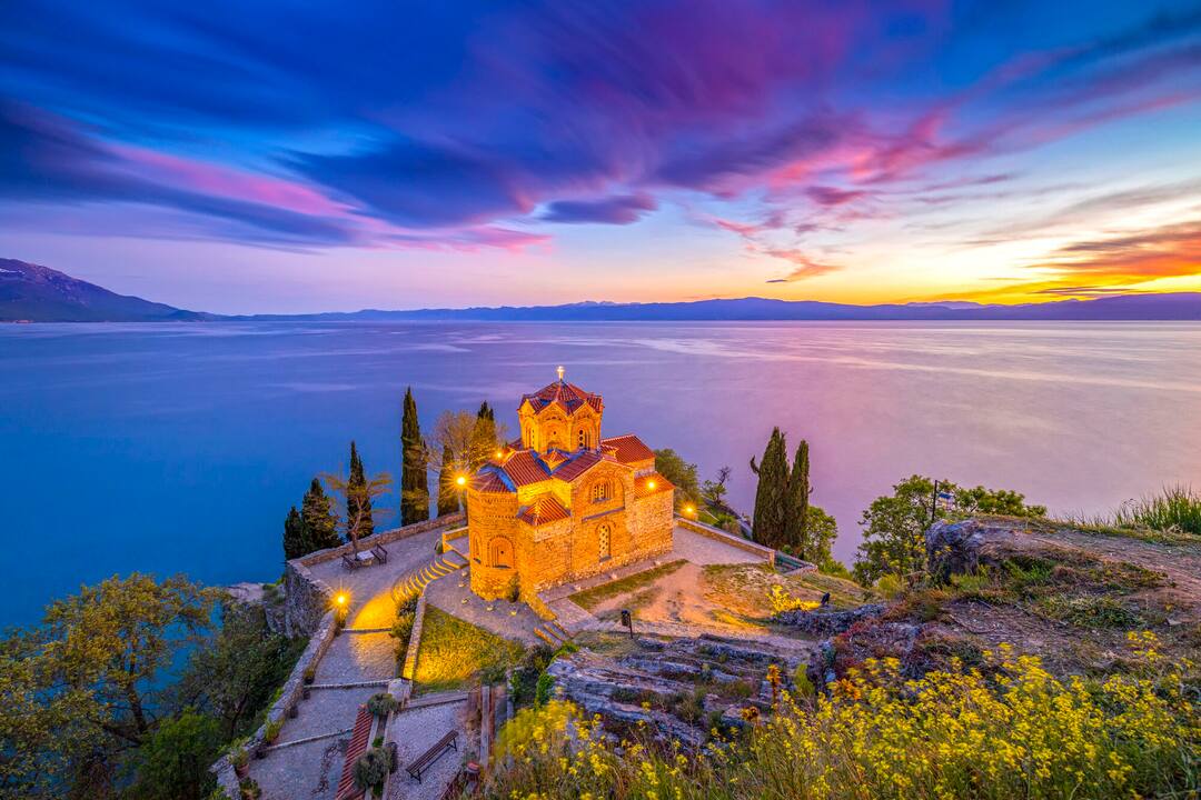 Church of St John at Kaneo, Sveti Stefan, North Macedonia