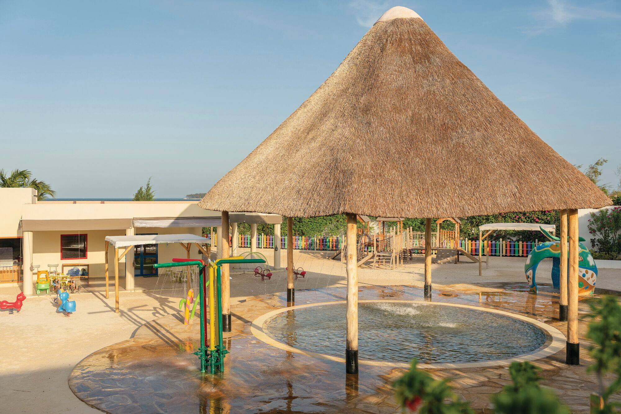 A view of the kids' pool area.
