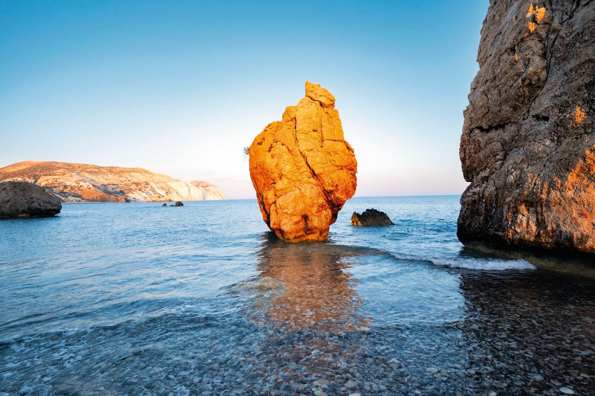 Aphrodite's Rock in Cyprus.
