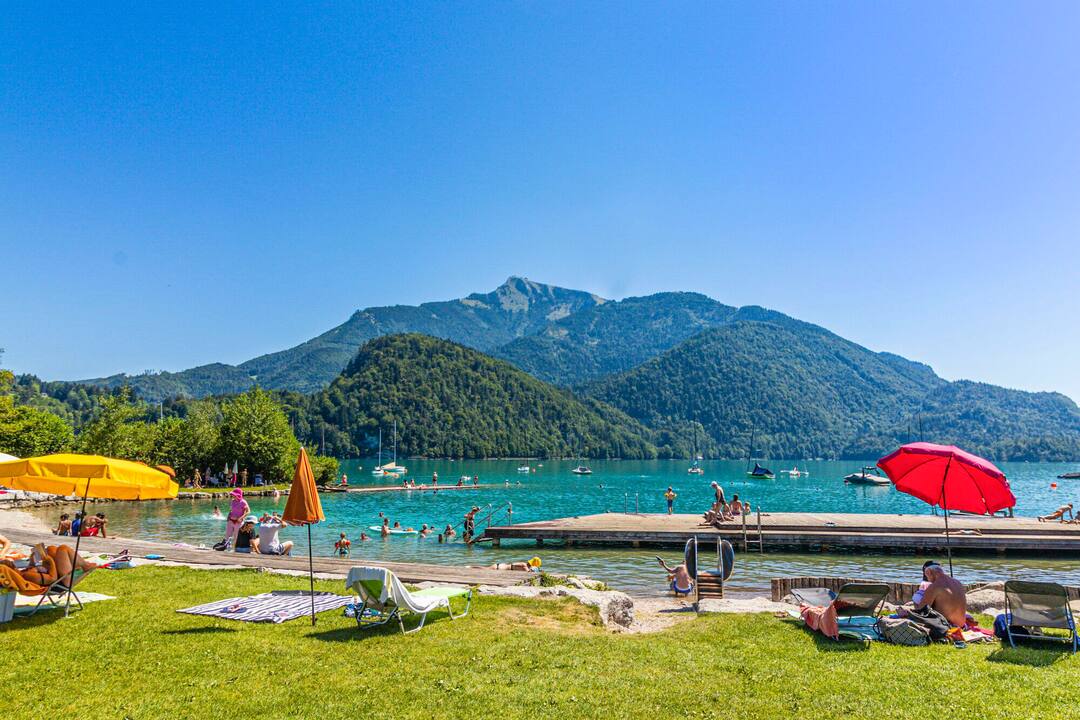 Wolfgangsee lake, St Gilgen, Austria