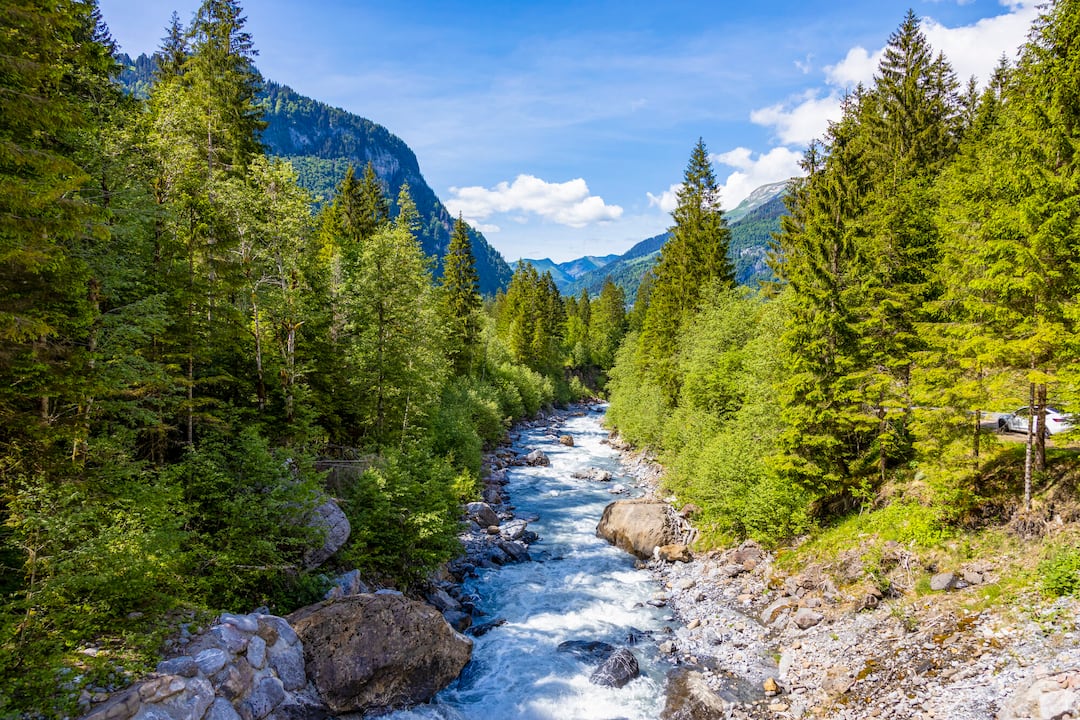 Fer-à-Cheval waterfalls, Samoens, France