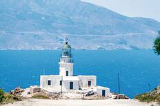 The Armenistis Lighthouse, Mykonos, Greece