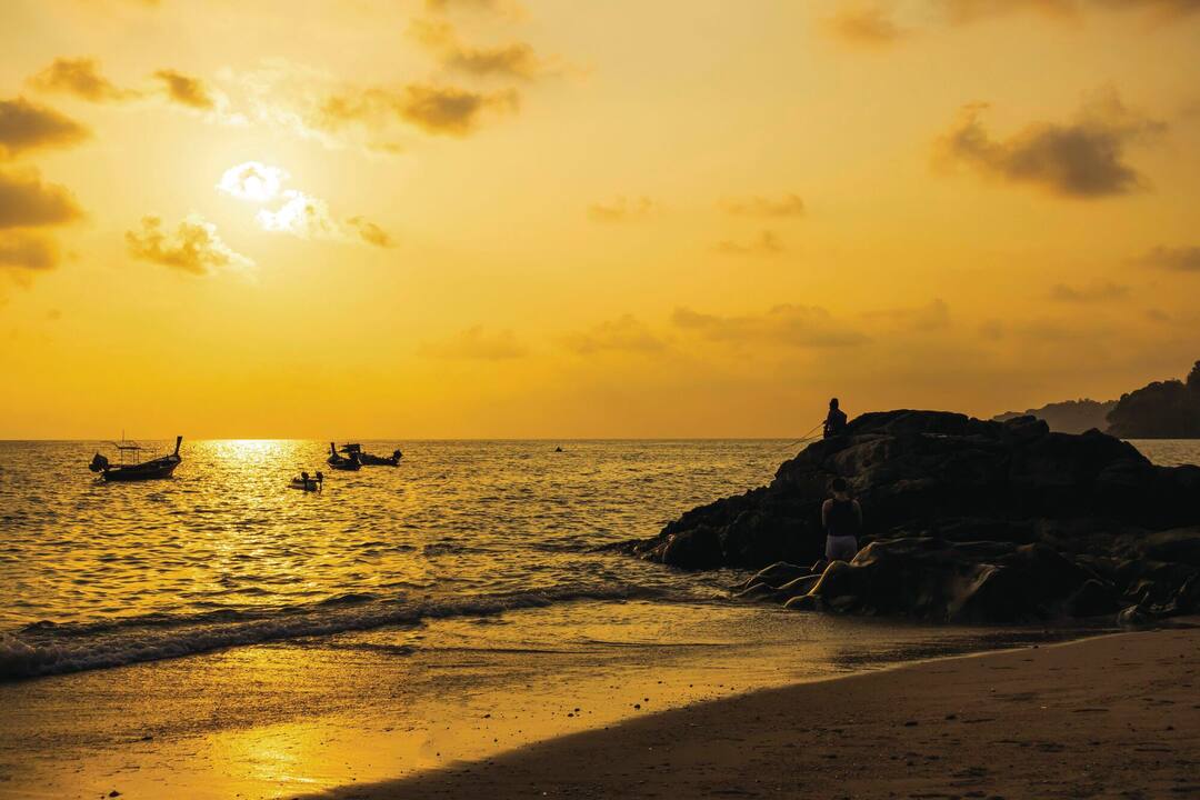Kalim Beach at sunset