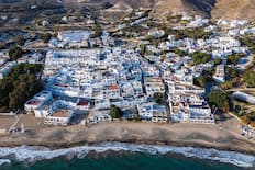 Aerial view of Agua Amarga