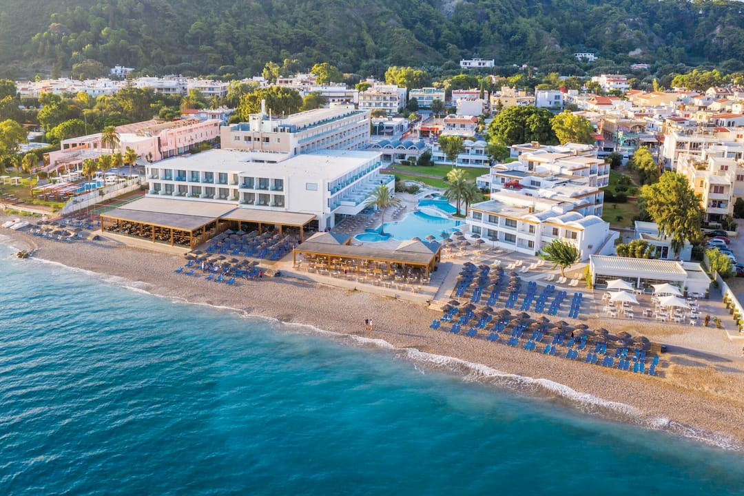 Aerial view of the resort