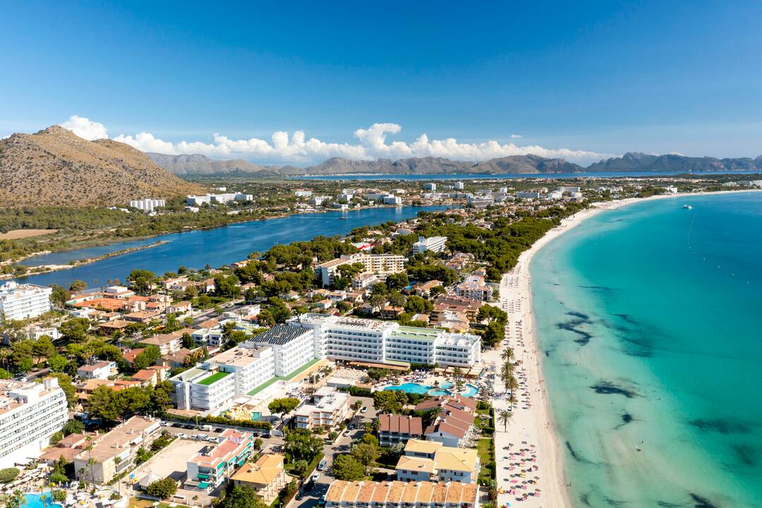 Aerial view of Puerto de Alcudia