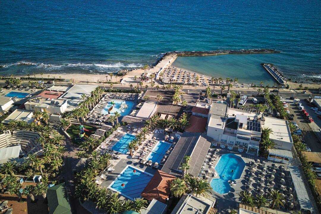Aerial view of resort