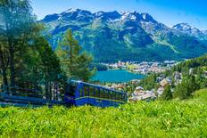 Chantarella Funicular, St Moritz, Switzerland