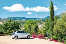 Car park in Geni village, Greece