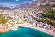 Aerial view of the town of Sutomore