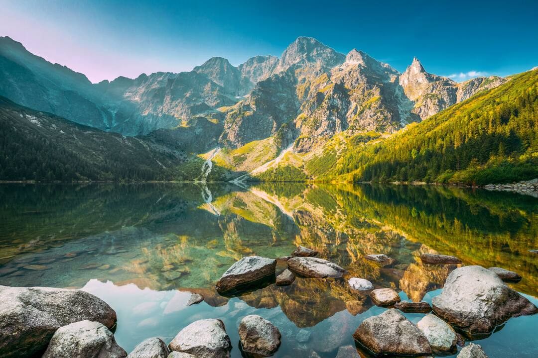 Lake Morskie Oko, Zakopane, Polish Tatra Mountains