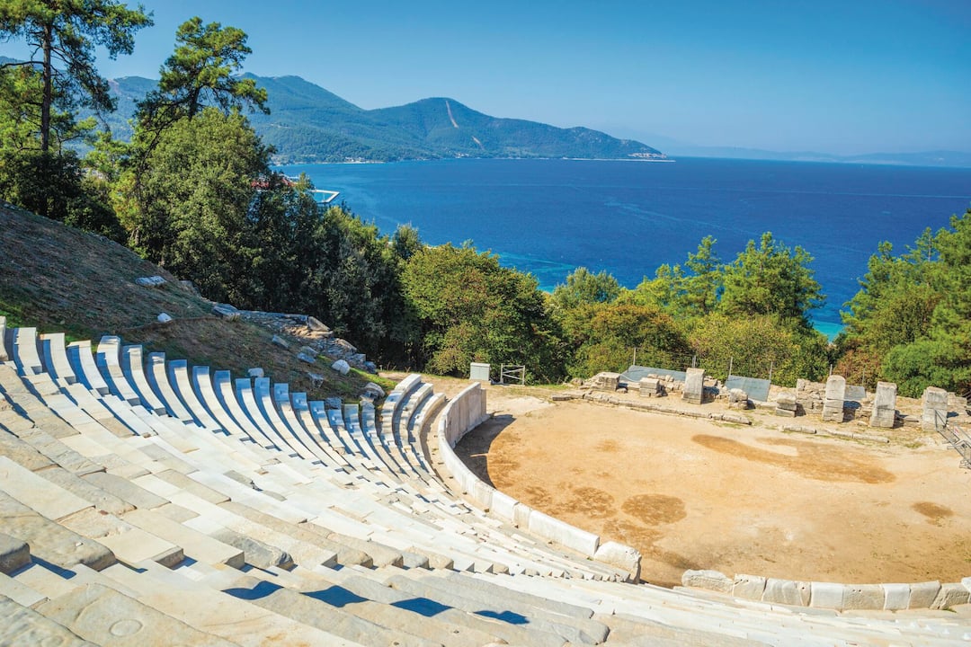 The ancient amphitheatre, Thassos