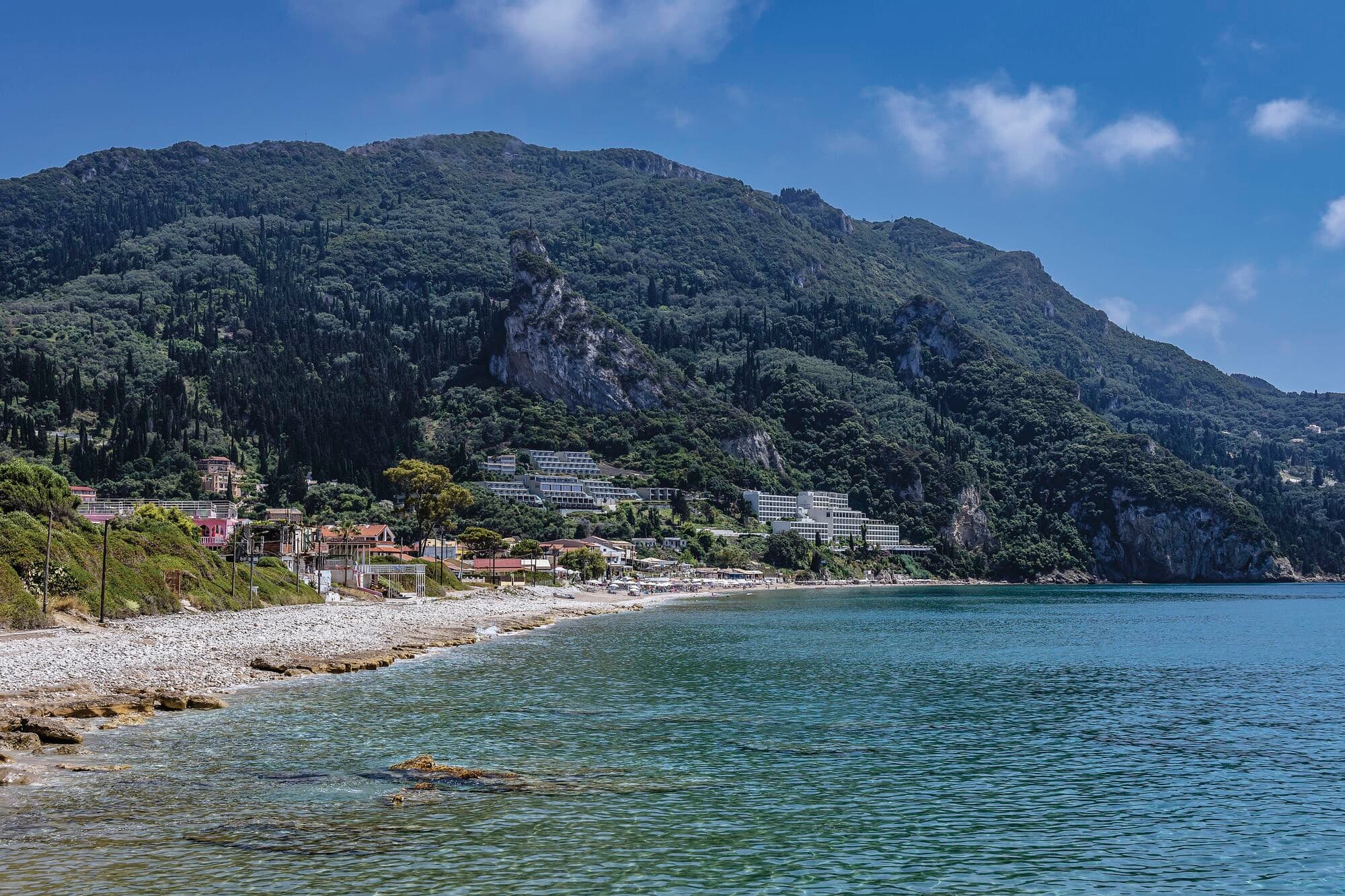 Agios Gordios town