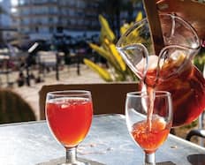 Sangria, a popular wine-based punch