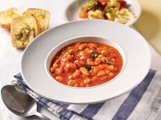 Fasolada, a traditional Greek white bean soup