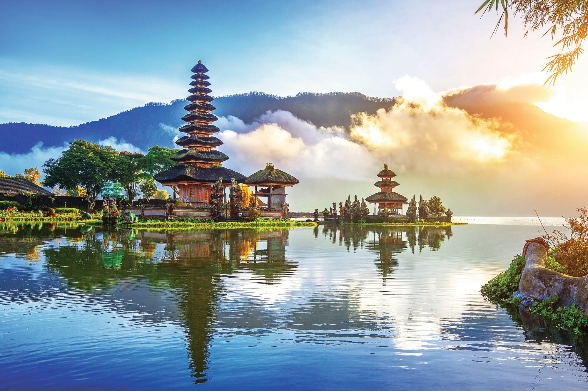 Pura ulun danu bratan temple in Bali.