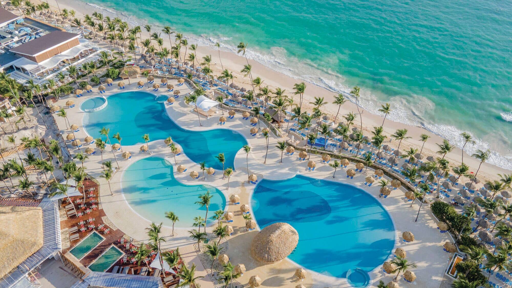 A pool at a Bahia Principe Hotel.