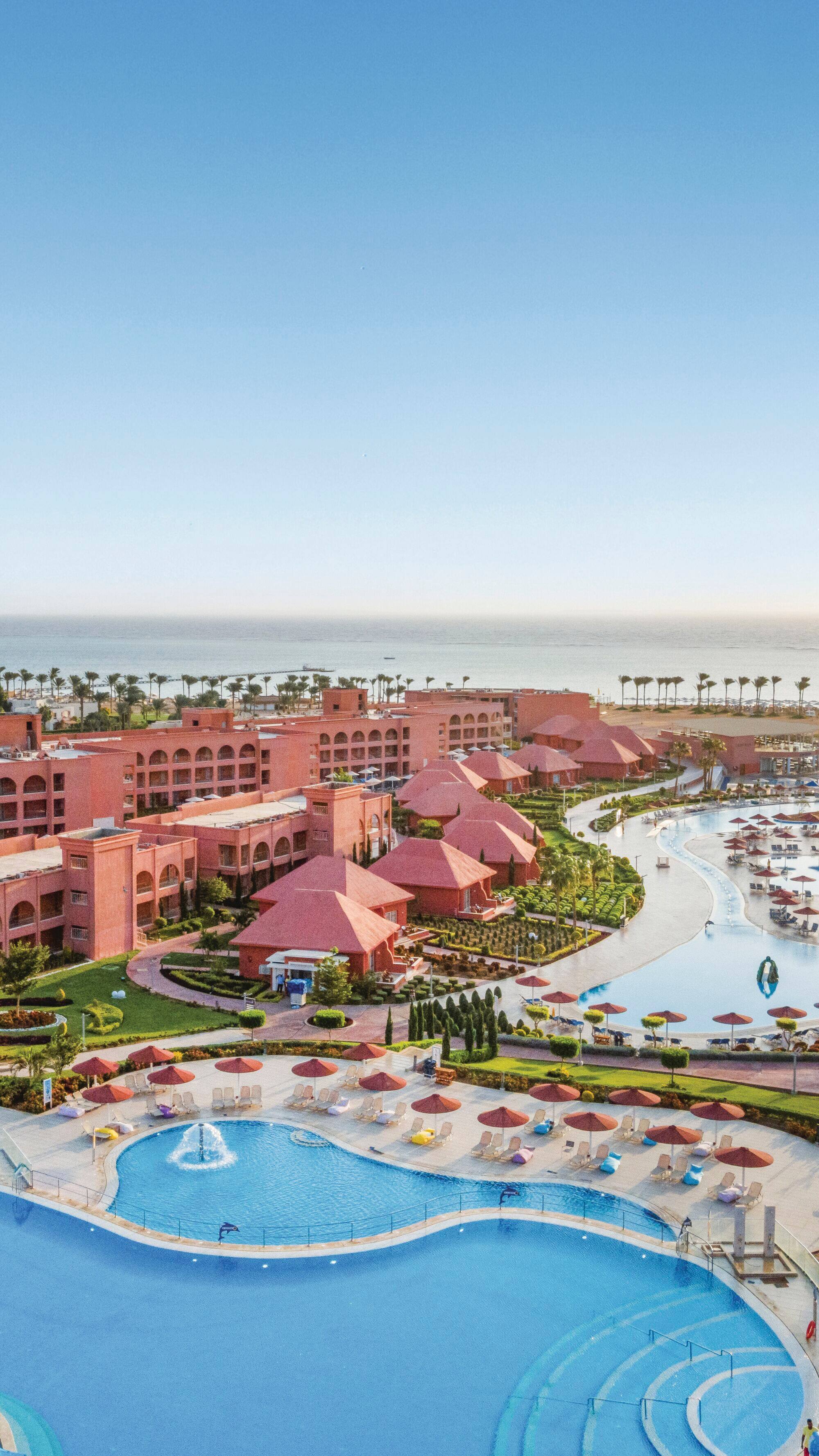 The pool at Pickalbatros Laguna Vista Hotel in Sharm El Sheikh.
