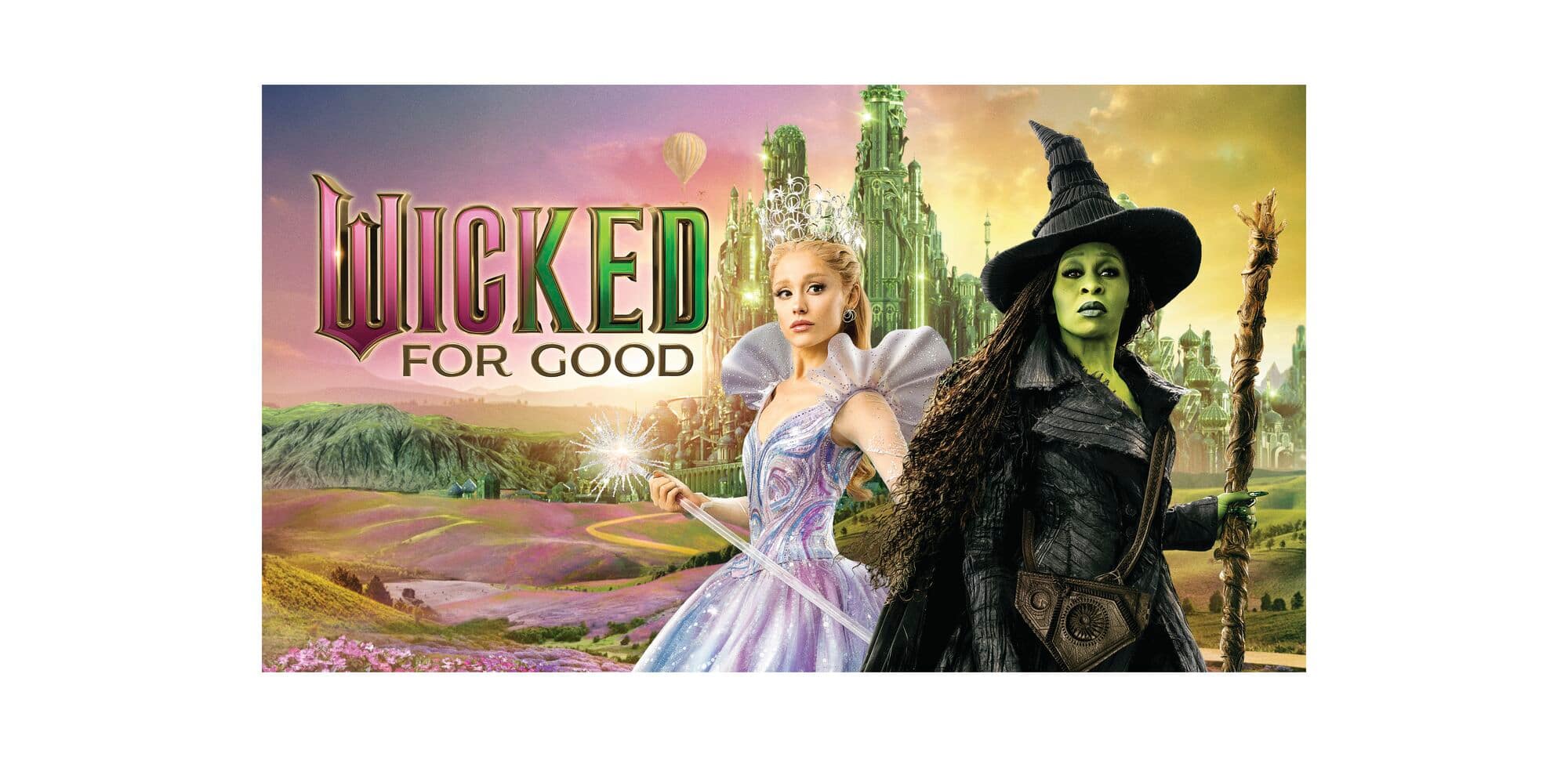Wicked: For Good movie poster.