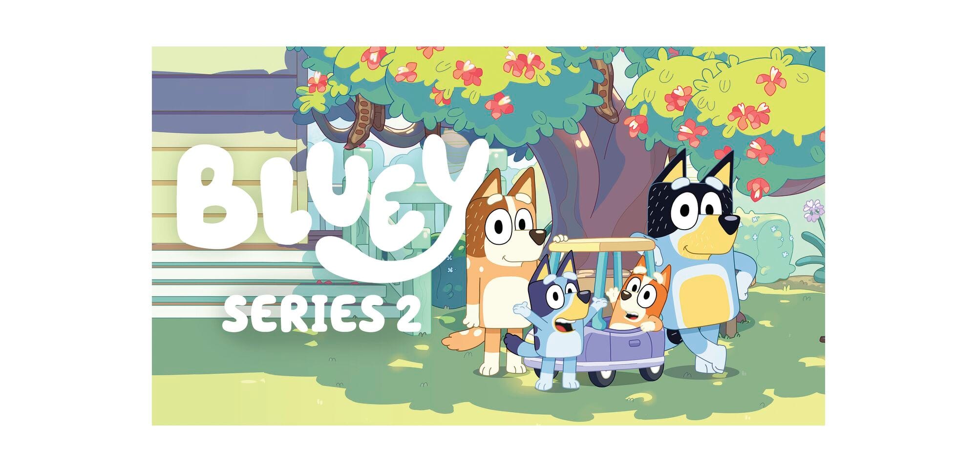 Bluey show poster.