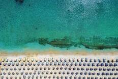 A birds' eye view of Kalafatis beach