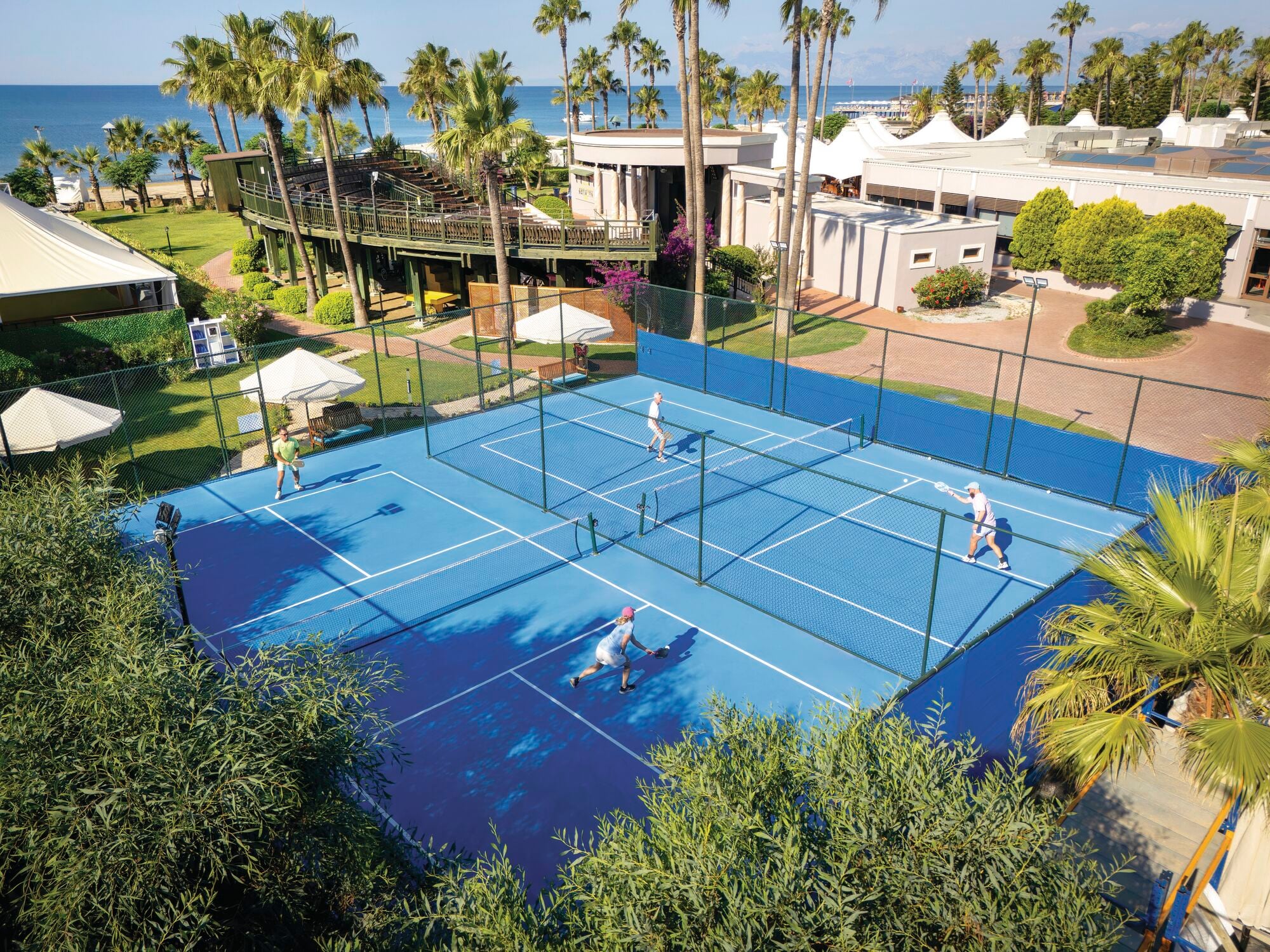 Guests playing pickle ball at the TUI MAGIC LIFE Belek.